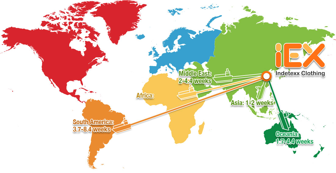 punctual delivery all over the world