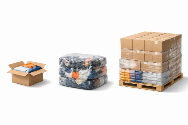 Cajas vs Pacas vs Pallets