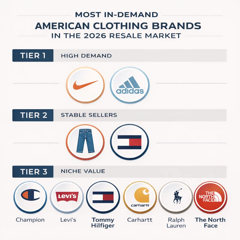 MOST IN DEMANDAMERICAN CLOTHING BRANDS