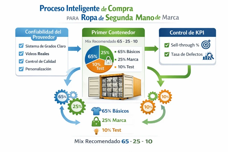 estrategia de primer contenedor con ropa de marca 1