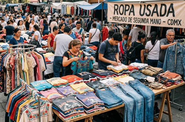 mercado de ropa de segunda mano 1