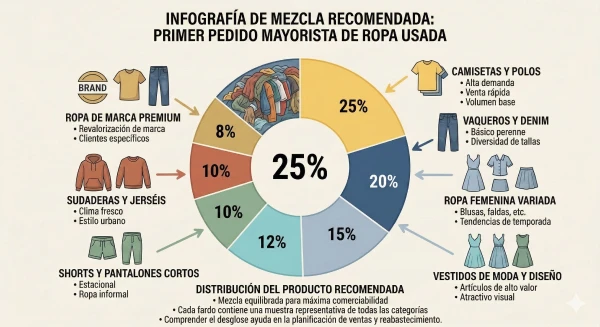 mezcla recomendada para el primer pedido 1