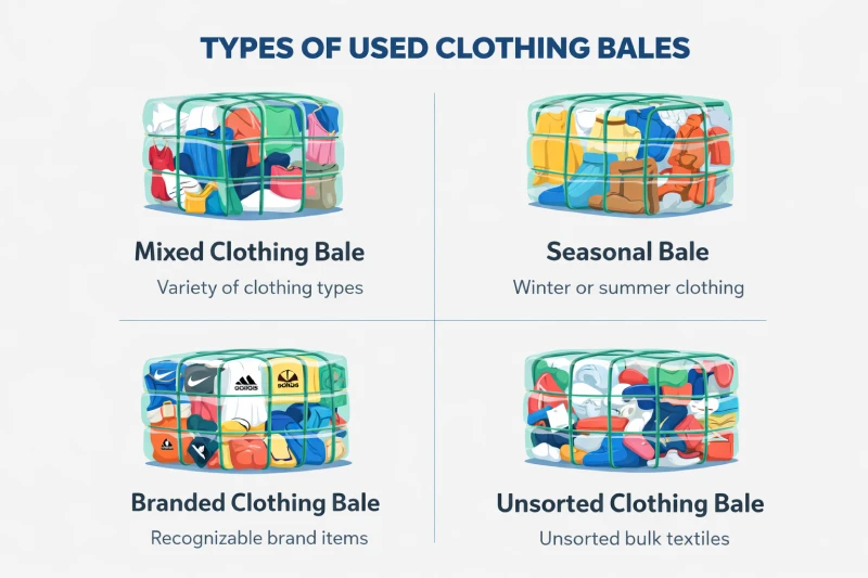 types of used clothing bales 1