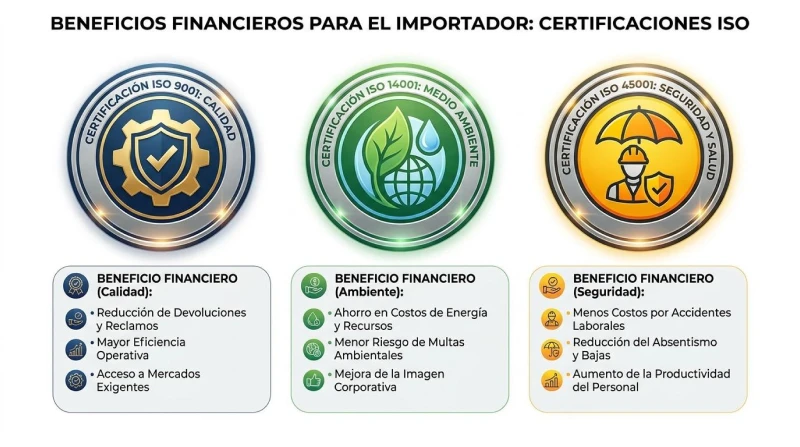 BENEFICIOS FINANCIEROS PARA EL IMPORTADOR CERTIFICACIONES ISO (1)