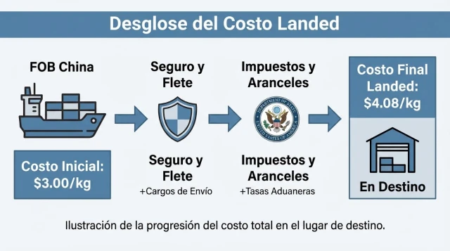 Desglose del Costo Landed