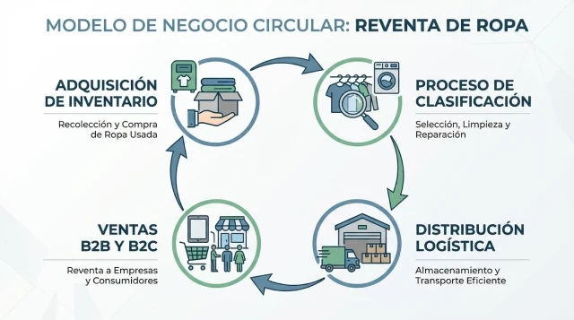 MODELO DE NEGOCIO CIRCULAR REVENTA DE ROPA
