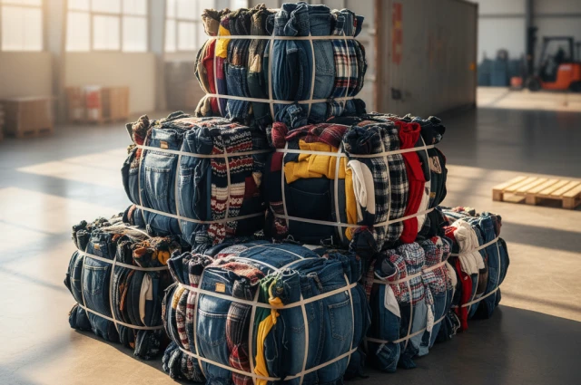 Fardos de ropa americana para Argentina y Uruguay