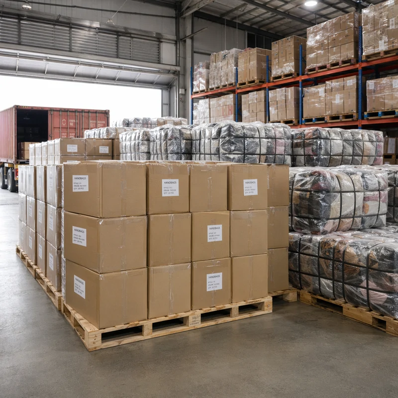 Bolsos usados preparados para exportación mayorista