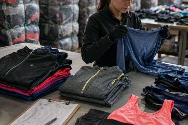 Cómo Clasificar Ropa Deportiva Usada de Marca para Reventa