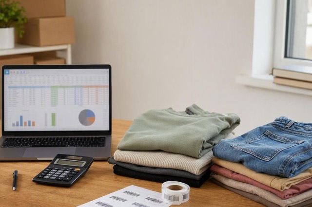 Control de rotación de inventario de ropa usada por categoría